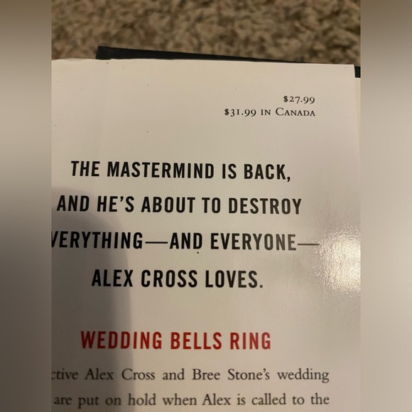 James Patterson Crossfire Hardcover Book - Picture 3 of 3